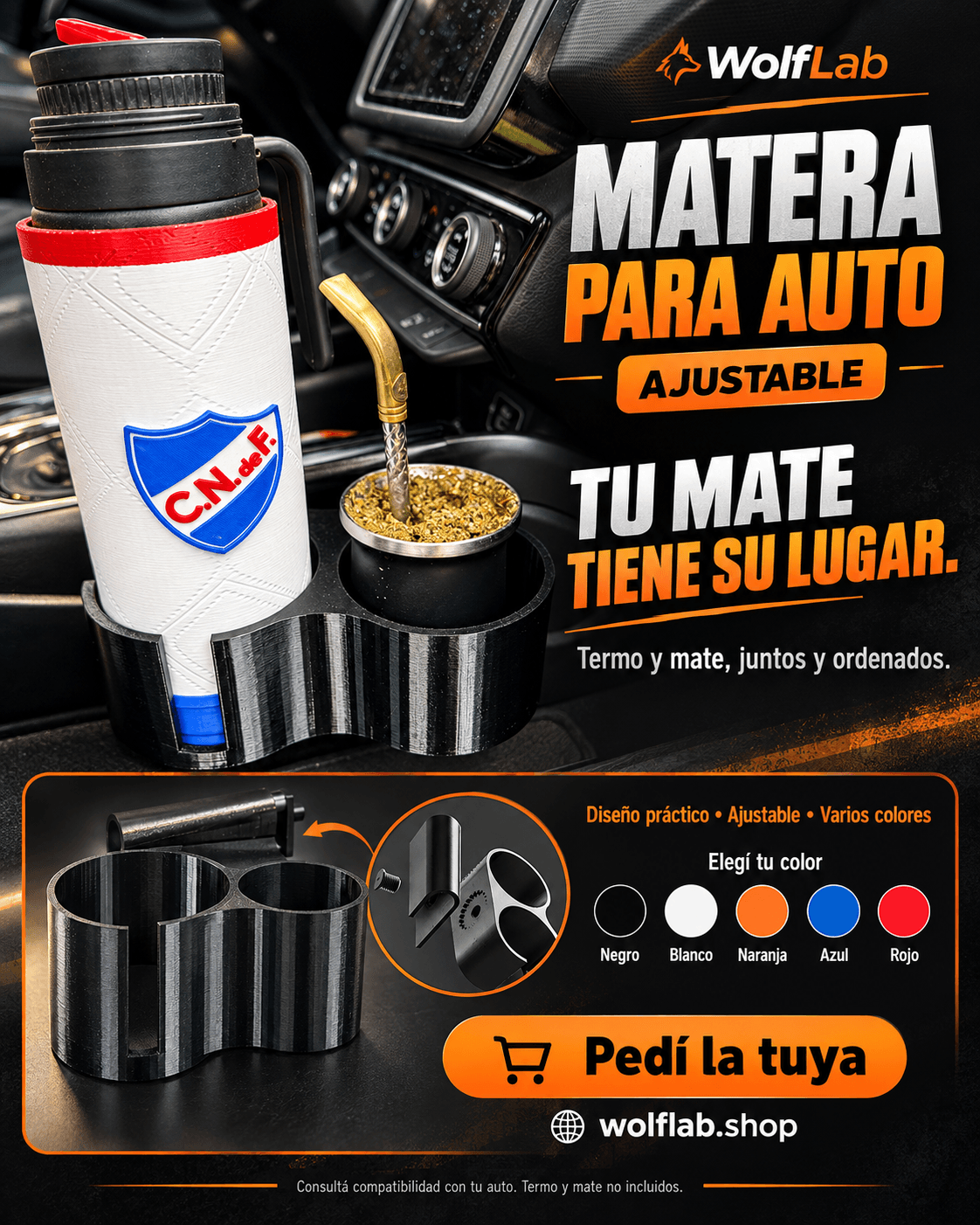 matera para auto ajustable
